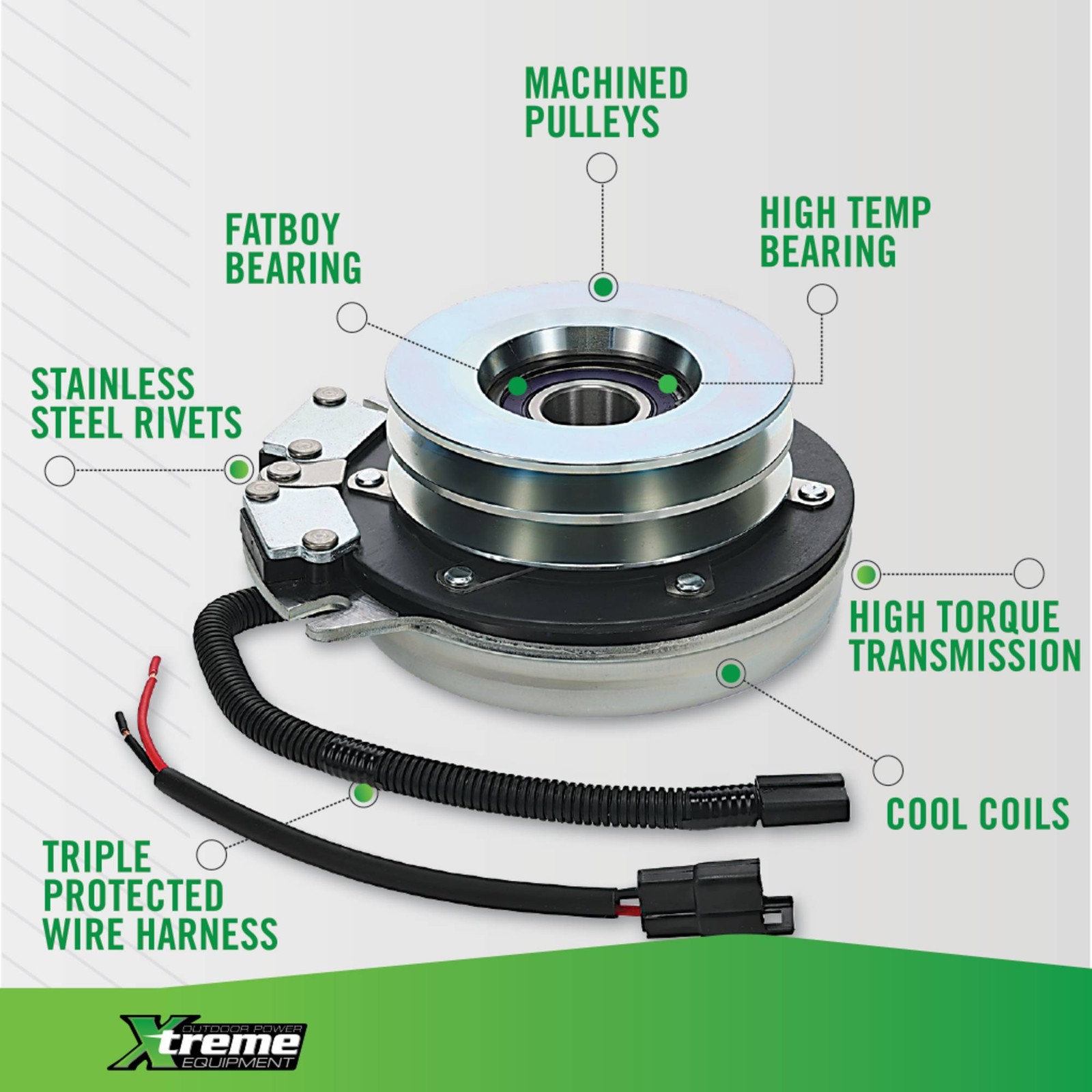 PTO Clutch For Grasshopper Model 618 Outdoor Power Xtreme Equipment X0043