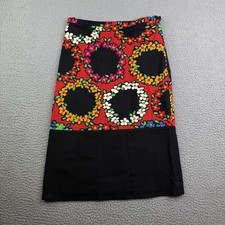 agn s b. PARIS Vintage Floral A-Line Skirt Size 36 26x24 100 Cotton