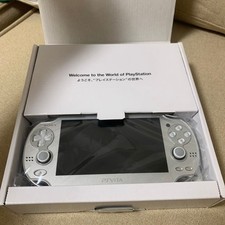 Sony PS Vita ICE Silver Fantasy Star Online2 Edition PCH-1000 w/Box No Software