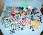 1980'S GI JOE VEHICLE LOT PART ACCESSORIES MISSILE WHALE CONQUEST SWAMP SKIER