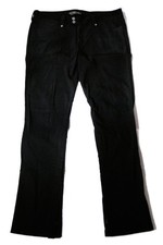 Vintage Lip Service Men's Gothic Stretch Black Pants 34x33 Vtg