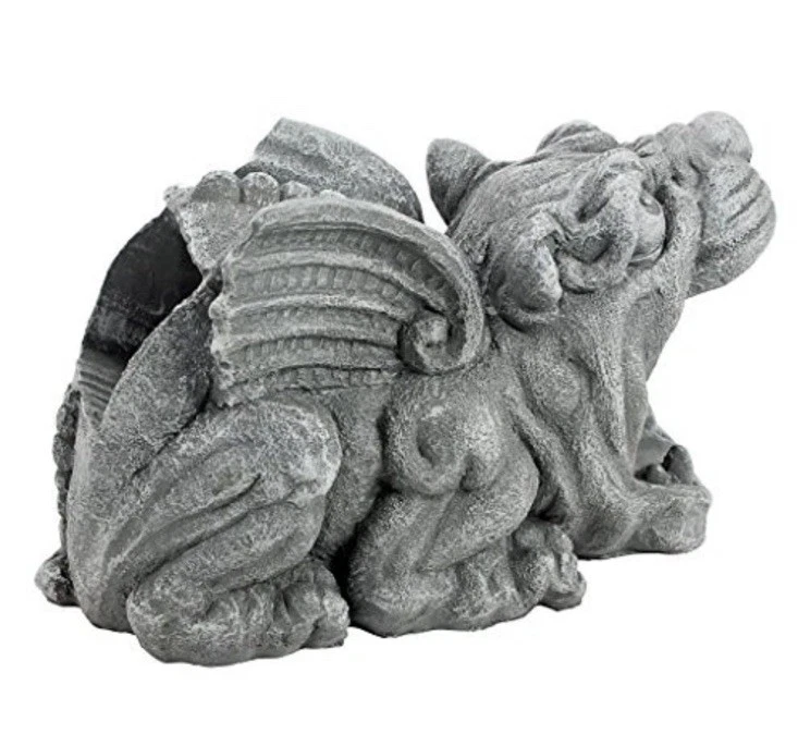 Roland the Gargoyle Gutter Guardian Rain Downspout Design Toscano QM7512079 - Image 4 of 4