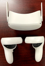 Meta Oculus Quest 2 128 GB VR Headset/Controllers  NOT WORKING FOR PARTS ONLY 