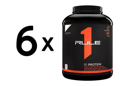 6 x Rule One R1 Protein, Vanilla Creme - 2280g (53,36 EUR/kg)