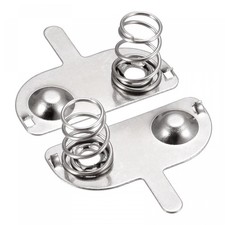 Battery Spring Plate AAA Battery Spring Contact Nickel Plate 20mmx9mm 20 Pcs