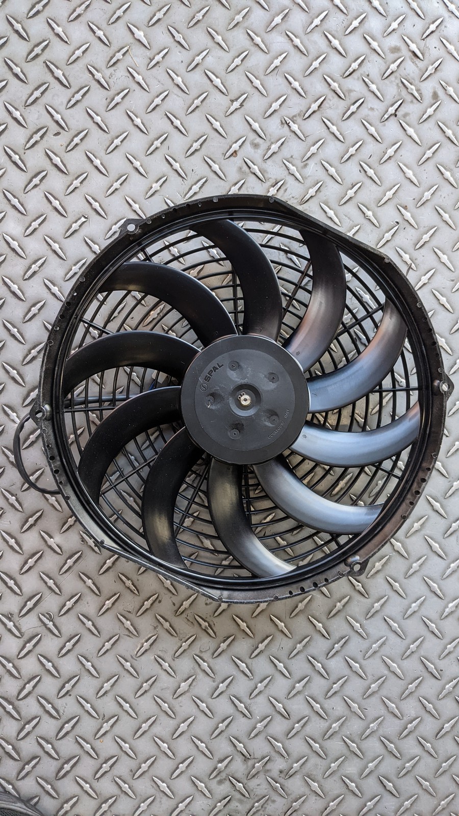 FERRARI 456M PART LEFT COMPLETE COOLING FAN 155063 REPLACEMENT SPAL