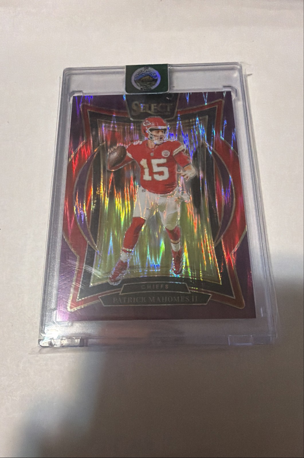 2024 Panini Select - Concourse Patrick Mahomes II #33 Purple Shock Prizm /360