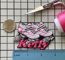 Roller Skates Patch Personalized Custom Iron-on Badge/ Name Tag/ Gift/ Accessory
