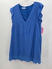 rose plum Blue Size XL Skort Short Sleeveless Dress