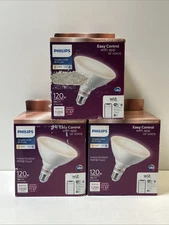 Lot Of (3) Philips 120-Watt Equivalent 13PAR38 LED Smart Wi-Fi Light Bulb