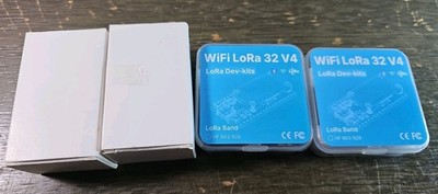 2 Heltec LoRa32 V4 ESP32 SX1262 LoRa OLED GPS WiFi BLE Meshtastic Dev Board Kit