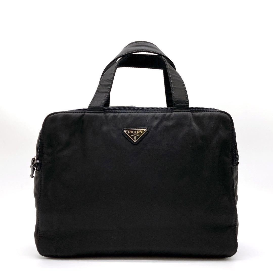 PRADA Black Nylon Multifunctional Triangle Logo C… - image 2