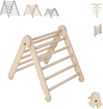 Indoor wooden toddler climbing frame – natural finish, stable and safe