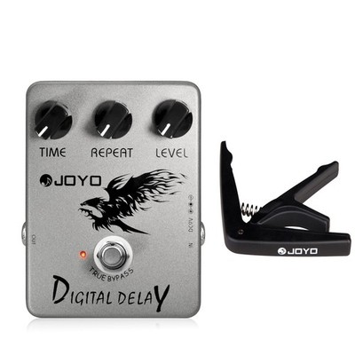 JOYO Digital Delay Guitar Pedal True Bypass For Guitar Bass Free Guitar Capo