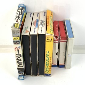 MSX Mixed Game Title Lot of 8 Hyper Olympic 1 , Sky Jaguar etc. Tested 2568 HJ