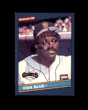 Vida Blue Signed 1986 Donruss San Francisco Giants Autograph