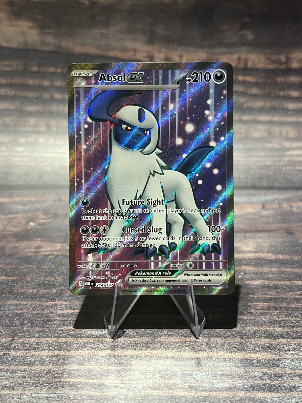 Absol ex 214/197 SV03: Obsidian Flames Holo Pokemon Card