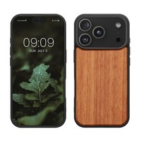 Holz SchutzhüLle FüR Iphone 17 Pro Hardcase Tpu Bumper Holz HüLle HandyhüLle