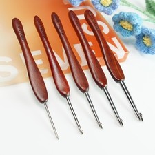 Mimosa Crochet Hooks Set 5 Pack of 2mm 3mm 4mm 5mm 6mm Crochet Hook, Hand Pol...