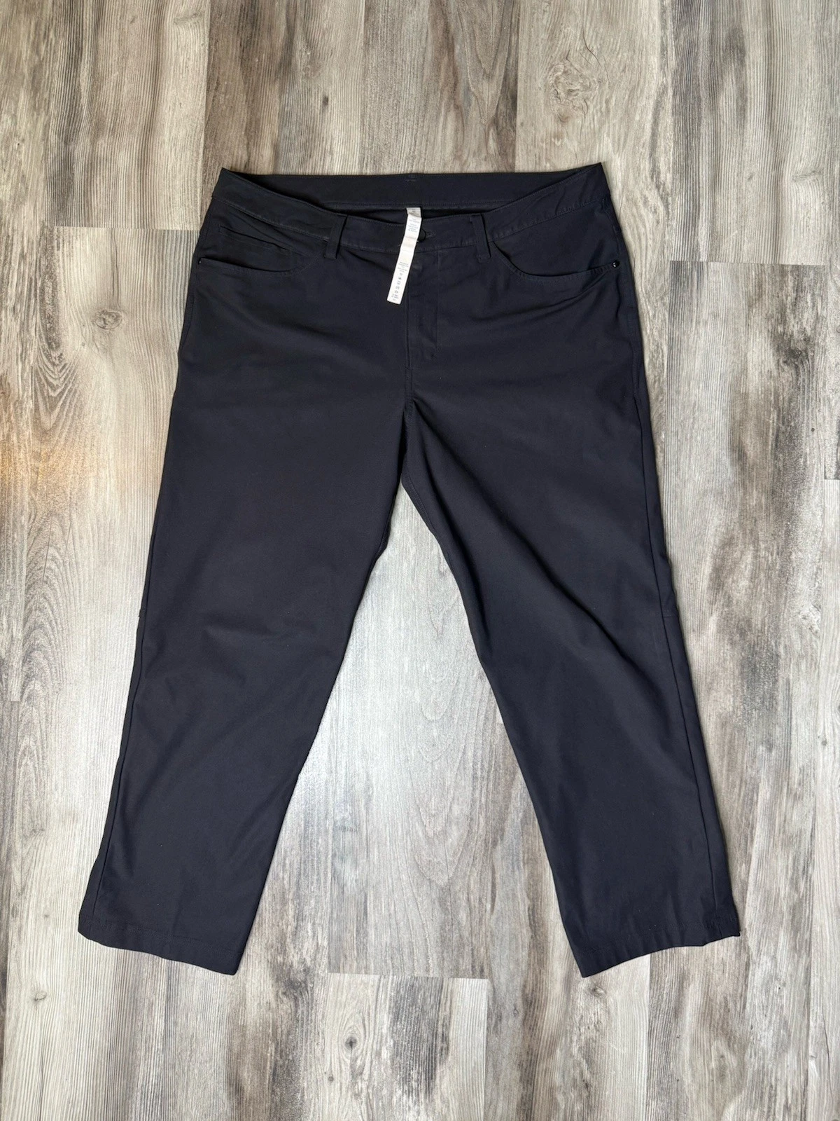 Lululemon ABC Classic Pant 36x27 Black Warpstreme Stretch 5 Pocket Casual Golf