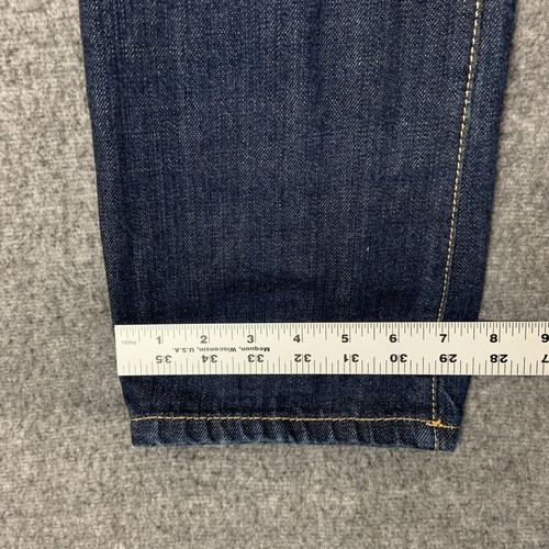 Dsquared2 Jeans Mens 34x34 Dark Blue Cotton Cashmere Made Italy Slim Stain - Picture 11 of 15