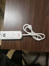 APC SurgeArrest Power Strip Surge Protector, 7 Outlets, 6 ft TESTED WORKS