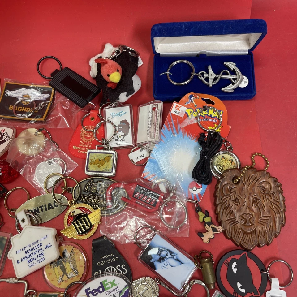 Huge keychains lot Keyrings Fobs Backpack Charms Purse Handbag Pendants. #19 - Image 4 of 4