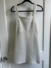 Urban Outfitters White Mini dress with thick straps size small