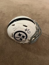 Jaylen Warren Autographed Mini Helmet Pittsburgh Steelers