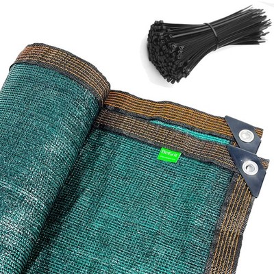 Sichtschutz Zaunblende 2x5m, wetterfest, UV-resistent, Windschutz, HDPE, grün