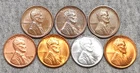Lot Of 7 Nice Lincoln Wheat Cents - 1909, 1910, 1921 S, 1930 S, Etc.