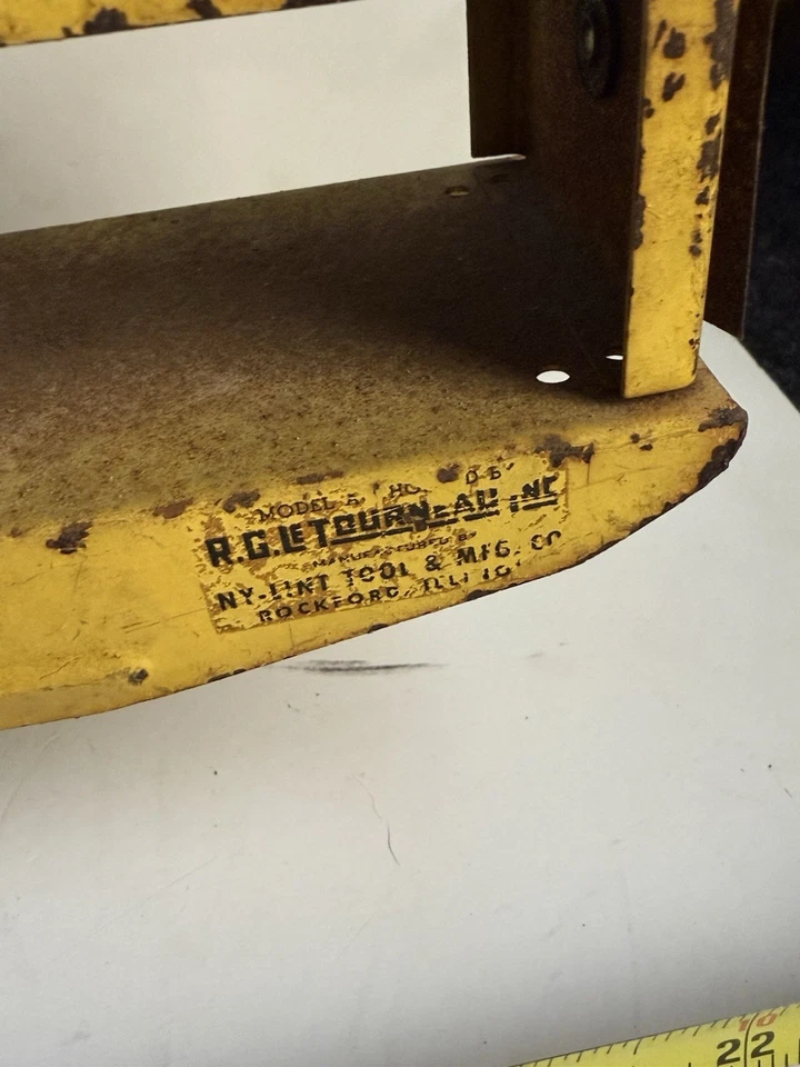 Vintage Ny-Lint R.G. LeTourneau Inc. Tourna Hopper Earth Mover Pressed Steel - Image 2 of 4