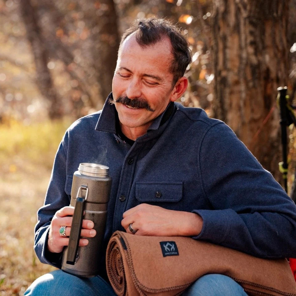 Arcturus Wool Blanket - 4.5 lbs, Warm, Washable, 64" x 88" (Camel) - Image 4 of 4