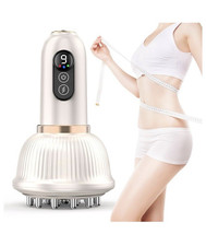 Body Sculpting Machine Handheld Vibrating Body Massager Back/Waist White