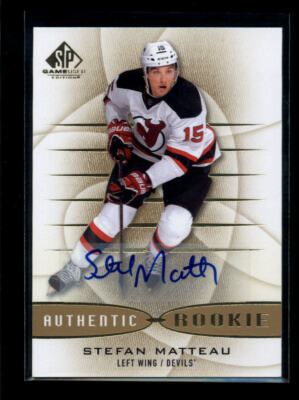 STEFAN MATTEAU 2013/14 13/14 SP GAME USED #122 ROOKIE AUTO AG6146
