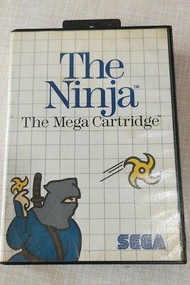 Jeu Vidéo THE NINJA Pour Sega Master System - Version PAL, Origine Japon, état Très Bon (boîte Et Instructions Incluses)
