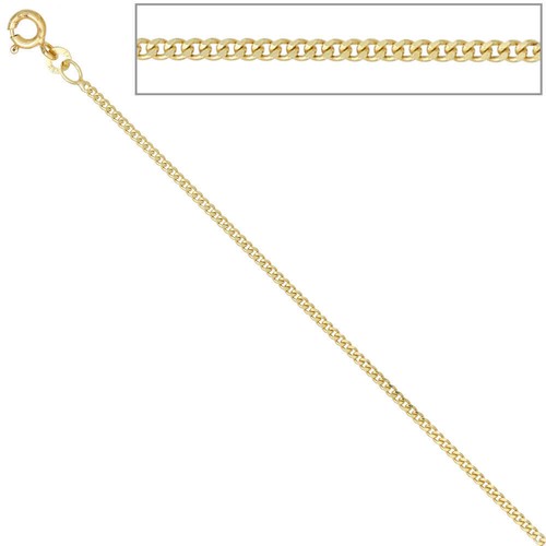 Collar De Cadena De Panzer De 1,7Mm En Oro Amarillo 333 De 36Cm, Para Damas - Picture 3 of 4
