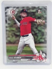 Cole Brannen 2017 Bowman Draft Baseball - 1st #BD-193 - Baltimore Orioles