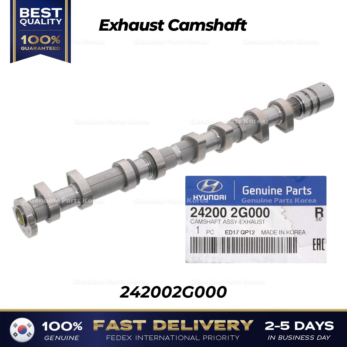 Engine Camshaft – 22226-2G047 – Fits Hyundai Tucson, Kia Optima, Sportage, Forte