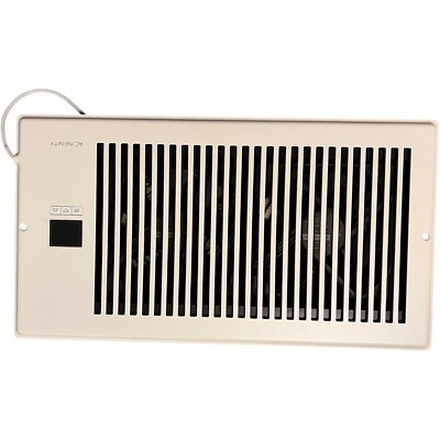 AC Infinity Airtap RBF62-W Register Booster Fan 6 x12  | Quiet Heating & Cooling