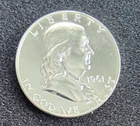 1961 (P) Proof Franklin 90% Silver Half Dollar Uncirculated
