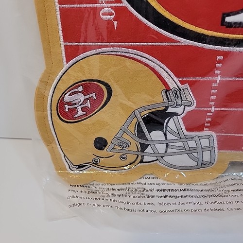 San Francisco 49ers Warm Welcome Door Decor or Wall Hanger Felt Forth Niners - Picture 5 of 12