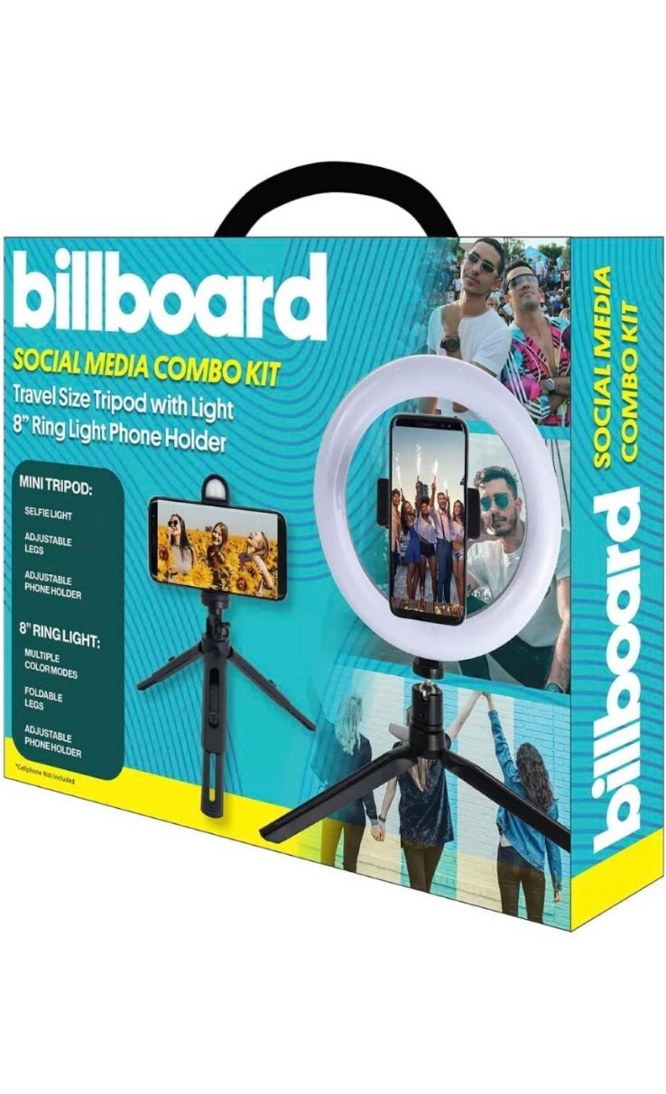 Selfie ring light with phone holder tripod 🔥 (Holiday Gift Sale!)-image