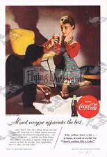 Authentic Original 1955 Coca-Cola Advertising
