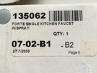 Kohler K10412cCP "Forte", single handle kitchen faucet. BRAND NEW, OPEN BOX — photo 6
