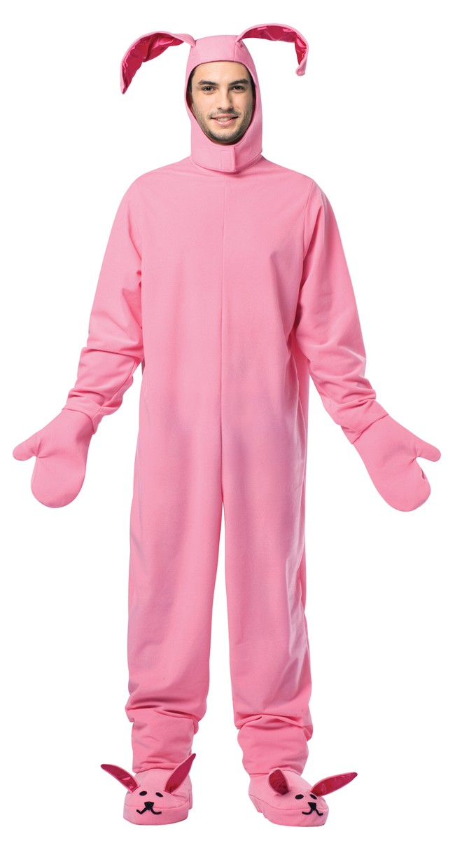 A Christmas Story Pink Bunny Adult Suit Classic Costume Ralphie