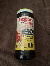 Vintage Lipton Iced Tea Mix 5oz Glass Container With Staining (read Description)