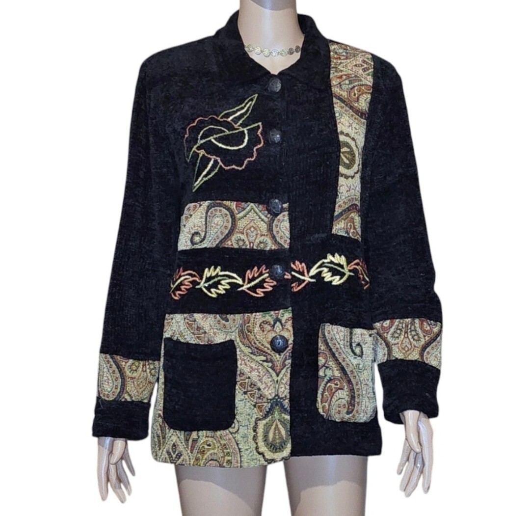 Kaktus Button Front Jacket - Medium - image 1