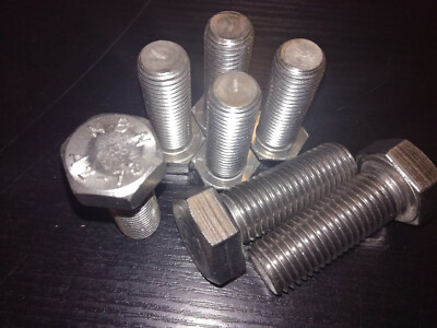 8pcs A2-70 Stainless Steel Screws M16x45 Hex Bolts DIN933 + Great Discounts