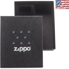 Elegant Brass Lighter Gift Set for Outdoor Enthusiasts - Fluid & Flints Included